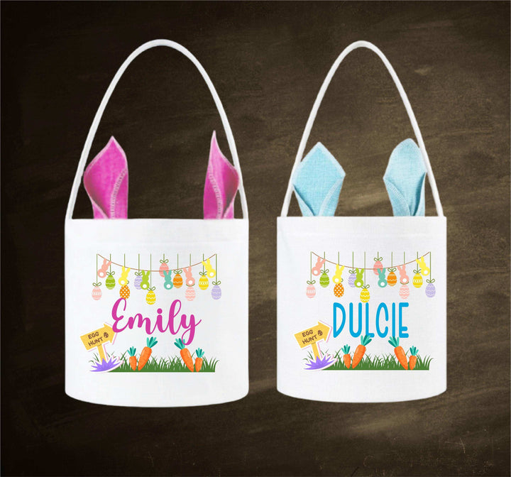 Easter Gifts For Kids Personalized Vintage Bunny Bag