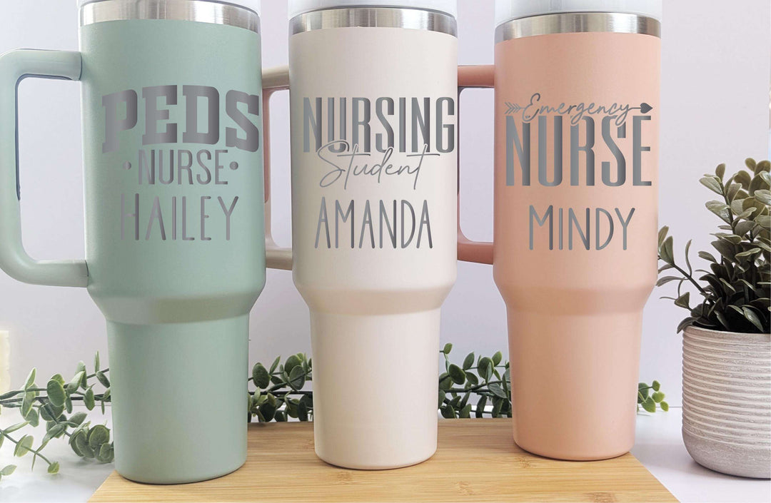 Nurse Appreciation Gift Personalized Nurse Gift Cup 40 oz