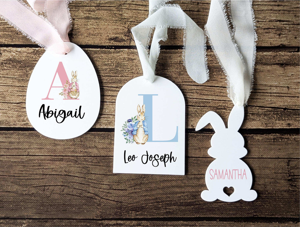 Personalized Easter Name Tag for Easter Basket Treats