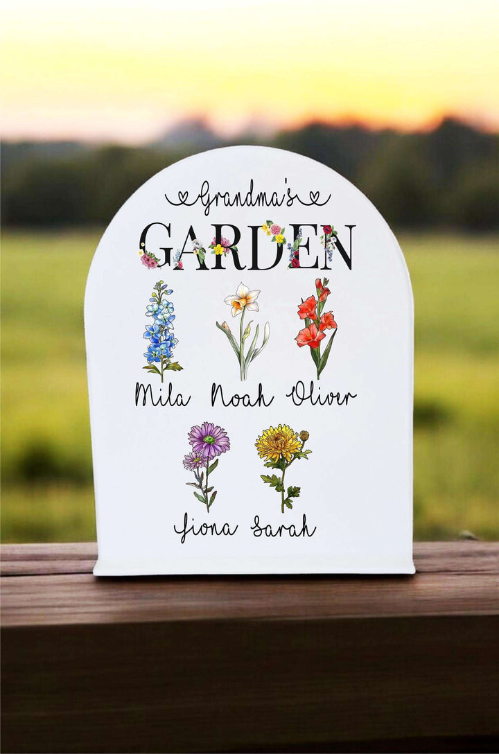 Mothers Day Gift for Mom Personalized Birth Month Flower