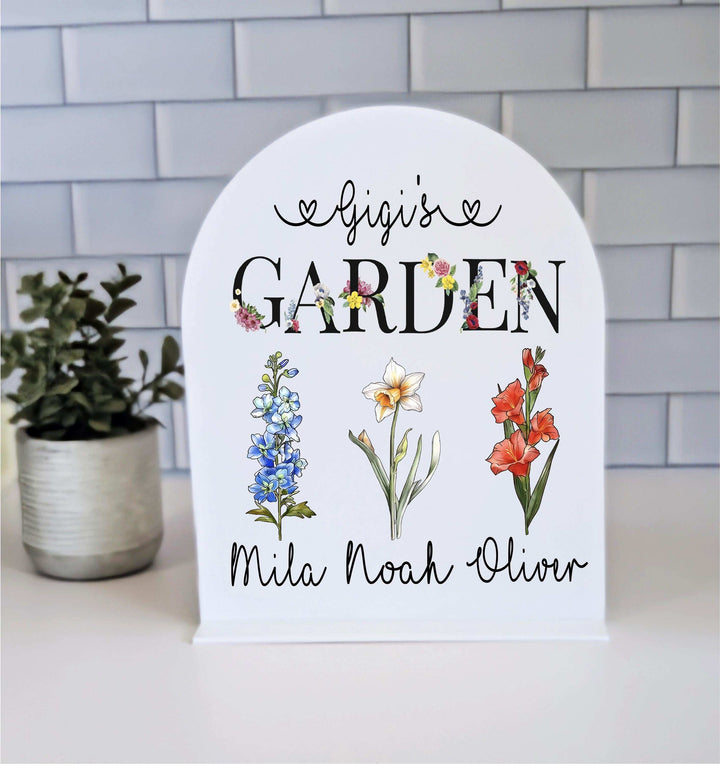 Mothers Day Gift for Mom Personalized Birth Month Flower