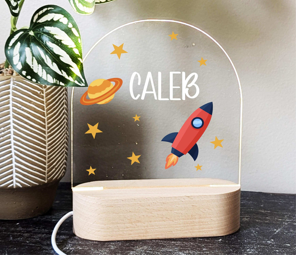 New Born Baby Boy Kids Room Decor Custom Name LED Light