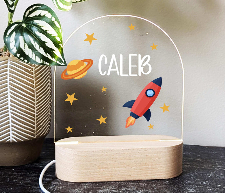 New Born Baby Boy Kids Room Decor Custom Name LED Light