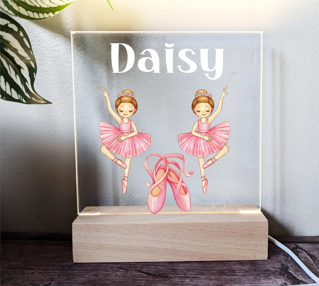 Ballet Dancer Birthday Gift Custom Ballerina Kids Room Decor