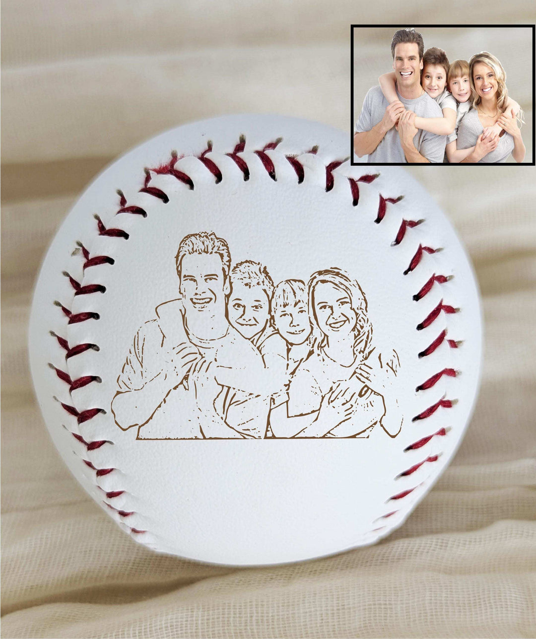 Personalized Fathers Day Gift for Dad Engraved Baseball