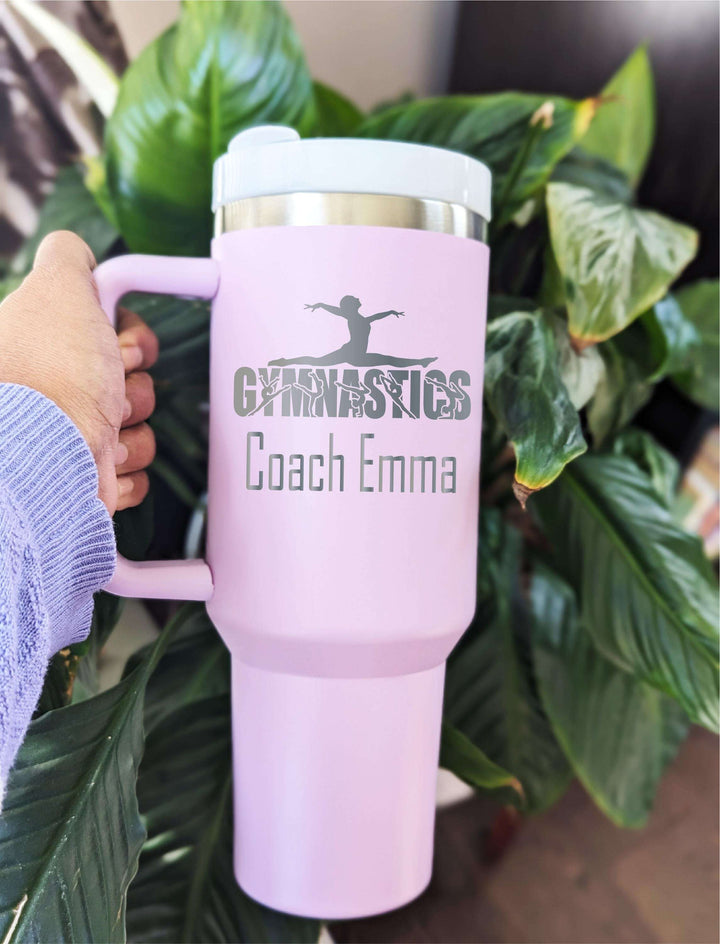 Personalized Gymnastics Coach Gift Cup For Enthusiasts