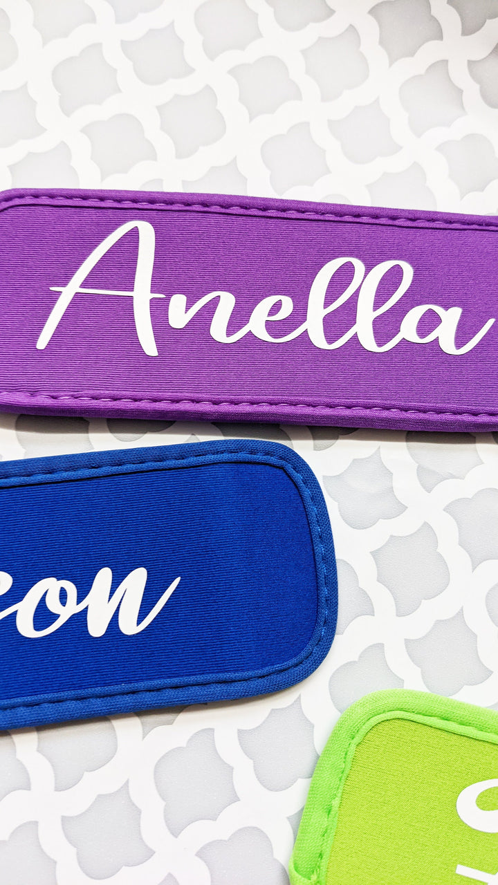 Personalized Popsicle holder ,&nbsp;popsicle freezer holder with name, neoprene popsicle holder