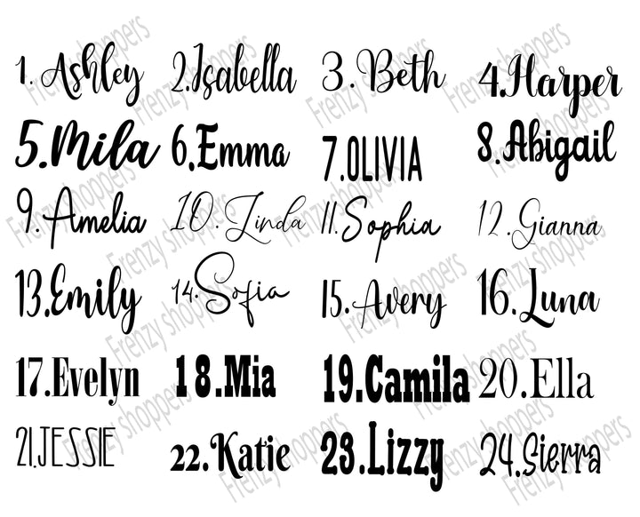 Christmas Ornament Vinyl Decal | Words Decal for Mug