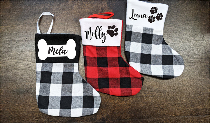 Personalized Pet Christmas Stockings Mini Dog Cat Stockings