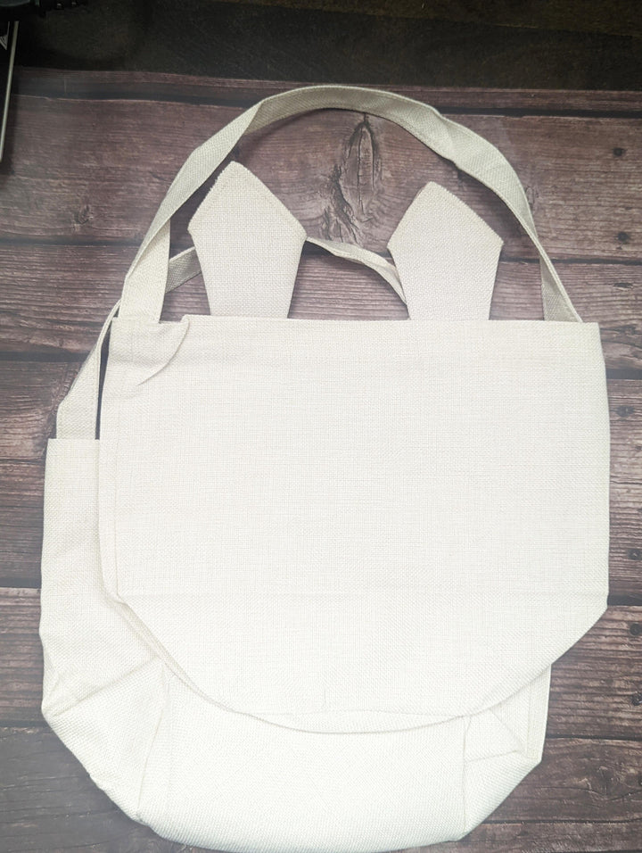 First Easter Basket Personalized Kids Bunny Egg Hunt Bags