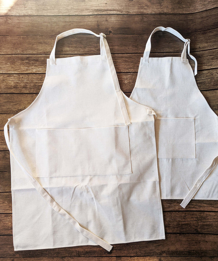 Retro Floral Apron For Women With Pocket Adjustable Strap