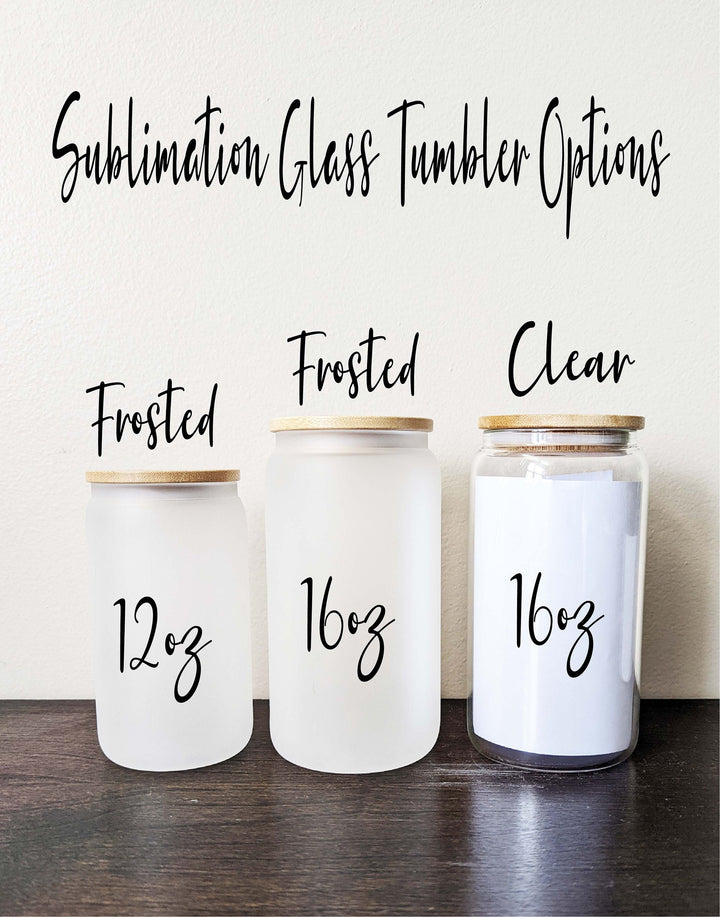 Positive Affirmation Iced Coffee Cups Be Kind Glass Tumblers