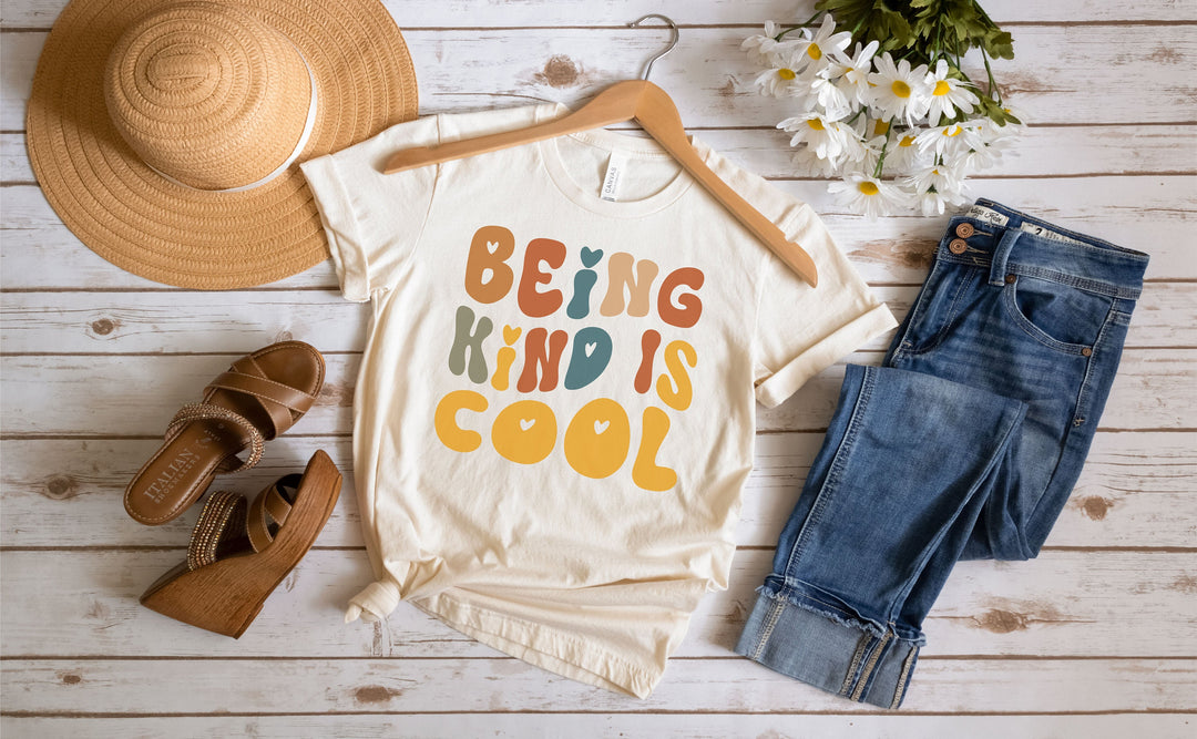 Being kind is cool t shirt ,Kindness shirt ,Retro Be kind Shirt, Inspirational kindness shirt, Retro being kind tee, Teacher kindness shirt