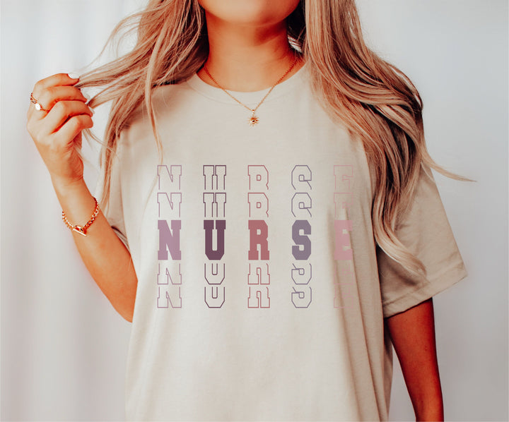 Nurse shirt | Nurse t shirt | Stacked nurse tee shirt | shirt for nurse | Nurse Graduate Gift |Nurse appreciation Shirt | Gift for Nurse