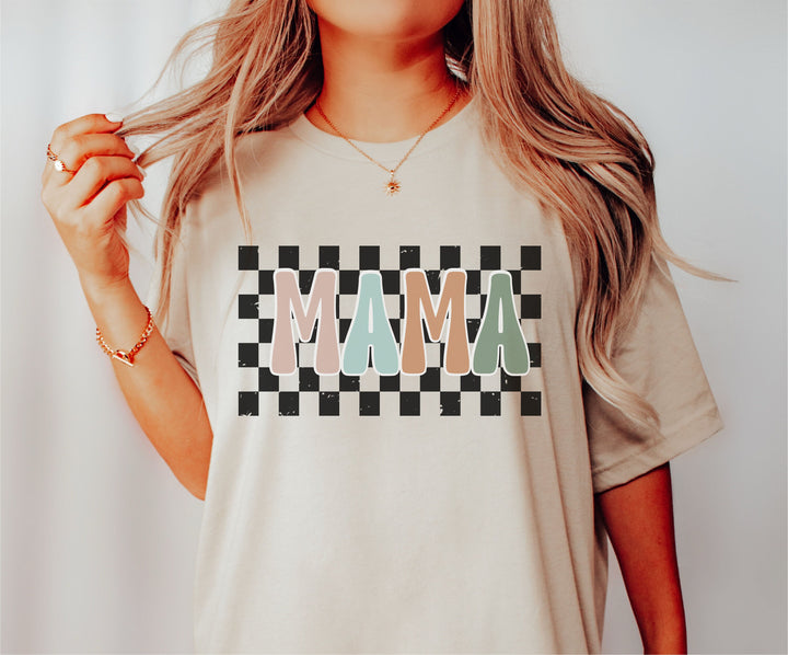 Mama Tee shirt ,Shirt gift for her ,new mama gift shirt, Retro floral mama shirt, Mothers day gift shirt , Mom gift shirt , Gift for her