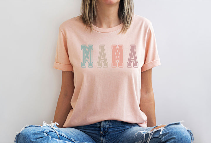 Mama shirt ,mom Shirt gift ,new mama gift shirt, cute mama shirt, Mothers day gift shirt , baby shower gift t shirt Announcement shirt