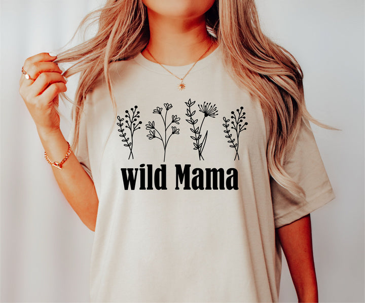 Wild&nbsp;Mama shirt wild flower shirt gift for mama Retro shirt vintage mama shirt smiley retro style mama t shirt New mama gift shirt mom gift