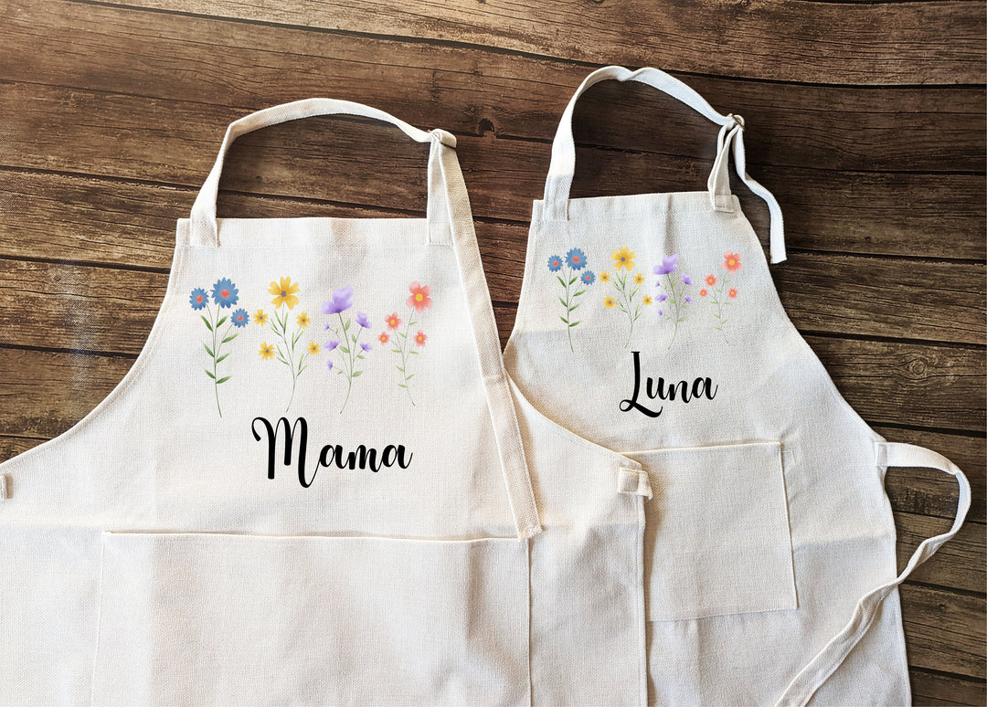Personalized Aprons For Women Kids Custom Cooking Baking