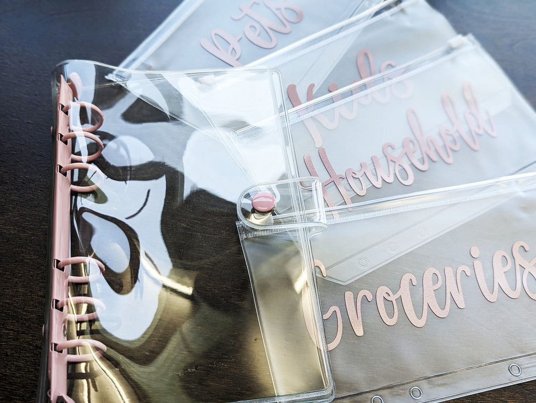 Budget binder a6 with envelopes Cash stuffing planner A6 Personalized Savings binder&nbsp;money stuffing planner Budget Organizer plastic binder