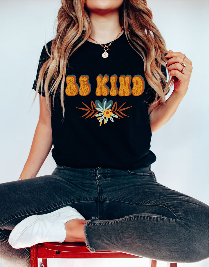 Retro floral Be kind shirt, Kindness shirt ,Inspirational shirt ,Kindness shirt gift Retro be kind shirt Teachers Shirt Gift for her