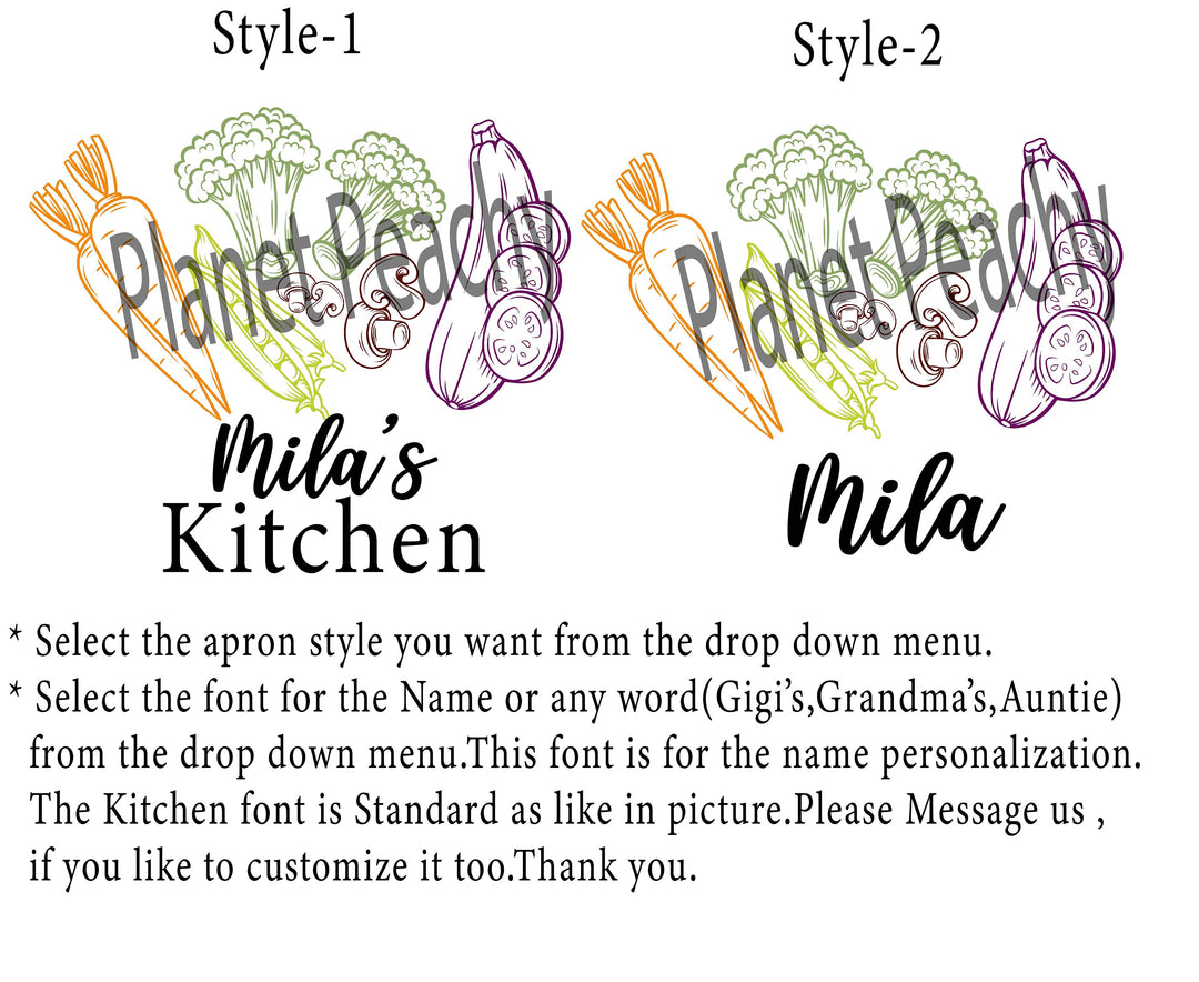 Personalized Kids & Adult Baking Apron