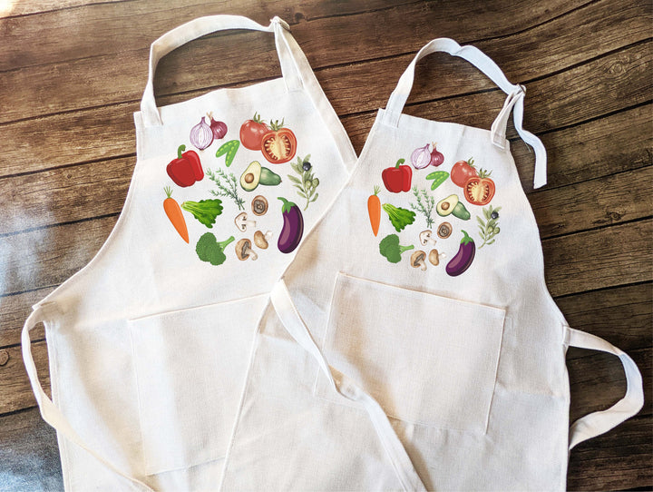 Vintage Apron for Women with Pocket, Baking Lover Gift