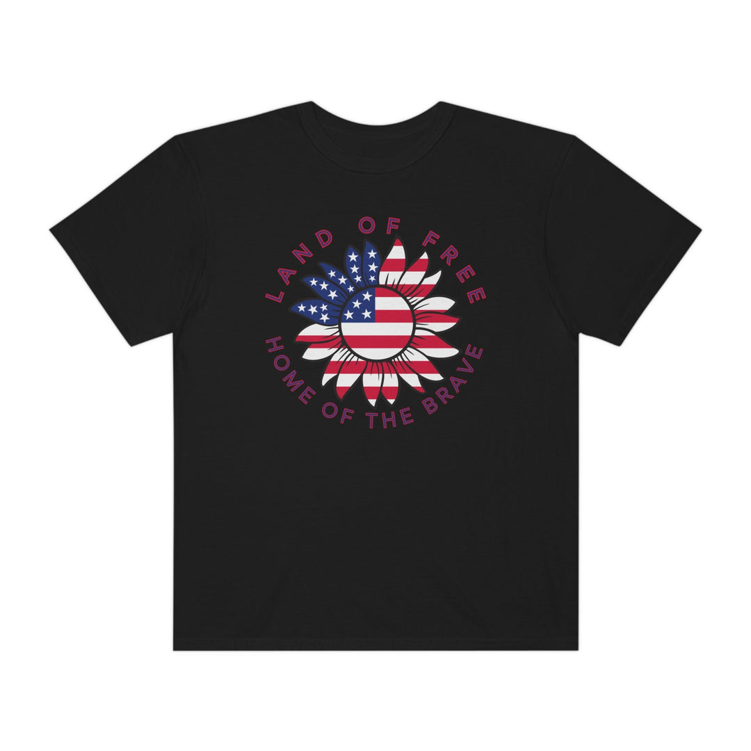 Land of free USA Flag Sunflower Independence day Patriotic shirt&nbsp;Freedom shirt 4 th of July shirt Memorial day shirt Gift For American