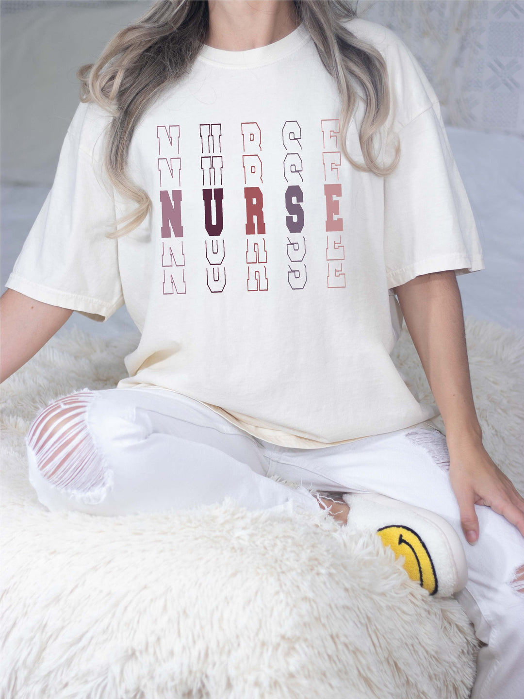 Nurse Comfort Colors&#174;&nbsp;Shirt&nbsp;Stacked nurse tee shirt | shirt for nurse | Nurse Graduate Gift |Nurse appreciation Shirt | Gift for Nurse