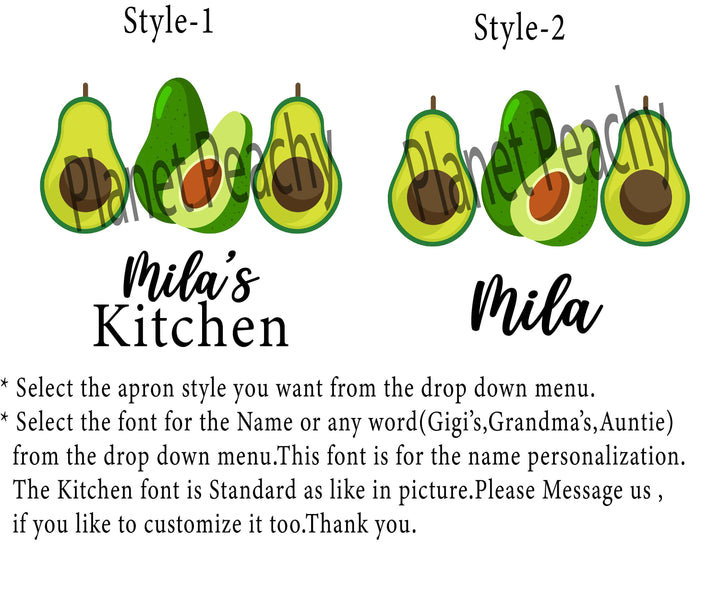 Personalized Baking Apron Set for Women & Kids