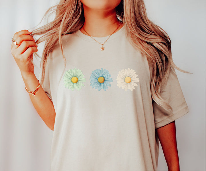 Retro Daisy Flower t shirt Daisy lover shirt Wild flower shirt floral tee Botanical shirt daisy gift for mom Pastel Floral Nature Shirt