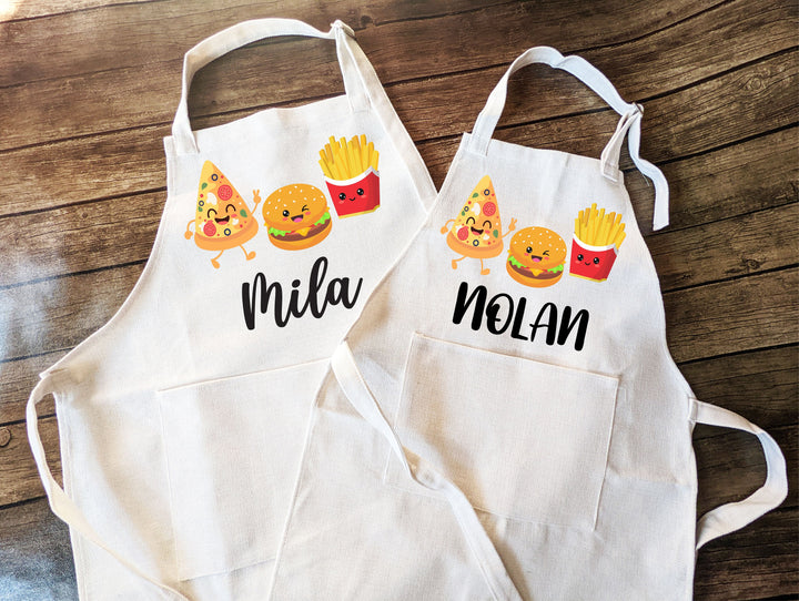 Personalized Kids Apron, Custom Baking Gift