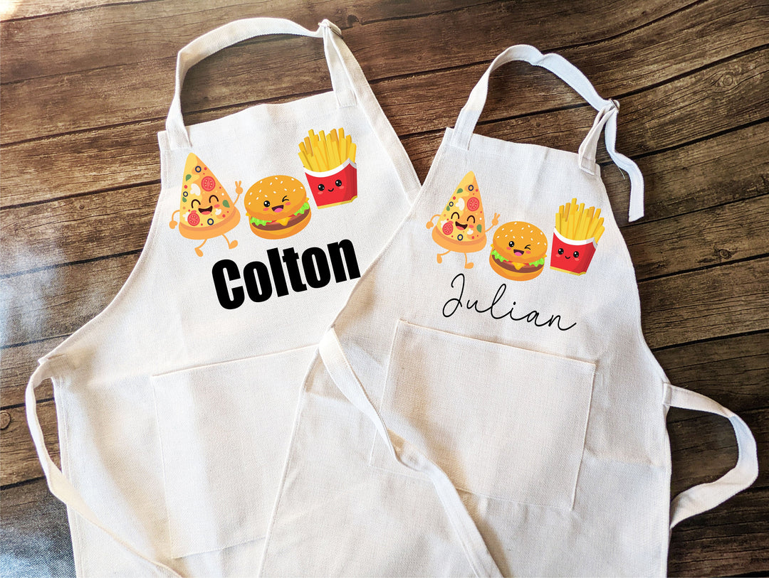 Personalized Kids Apron, Custom Baking Gift