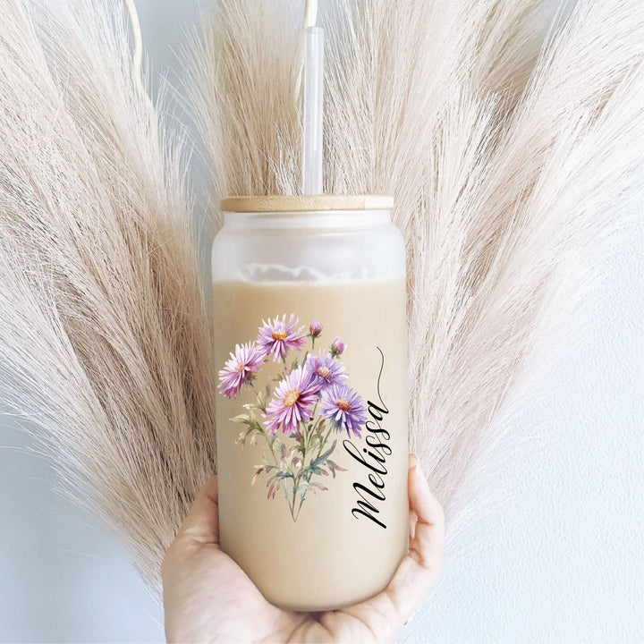 Personalized Iced Coffee Cup With Name Lid And Straw