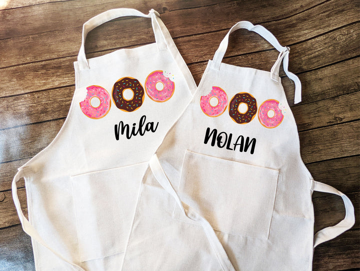 Funny Kids Apron with Name and Pocket