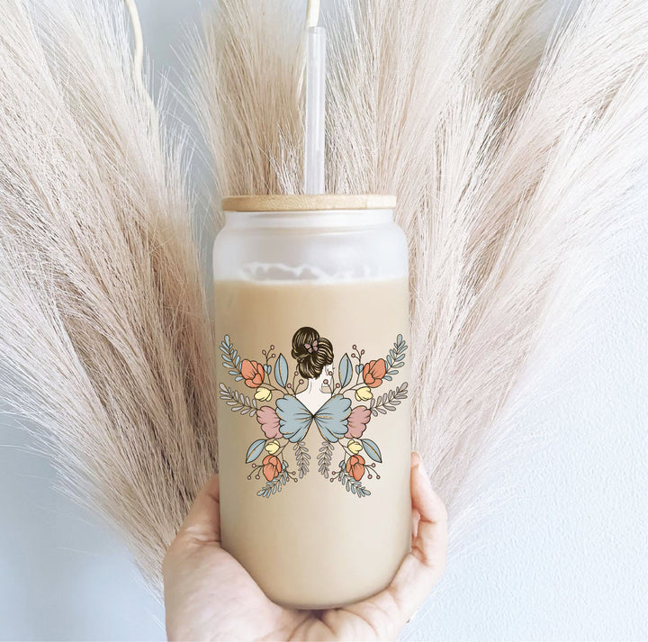 Feminist Iced Coffee Cups with Lid & Straw