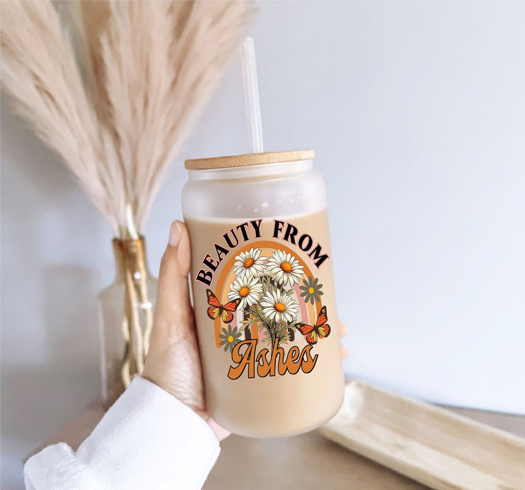 Beauty from Ashes Iced Coffee Cup