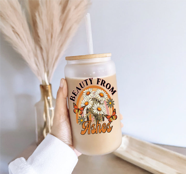 Beauty from Ashes Iced Coffee Cup