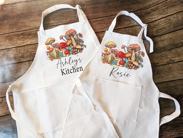 Personalized Apron Gift for Women with Pocket Custom Cooking