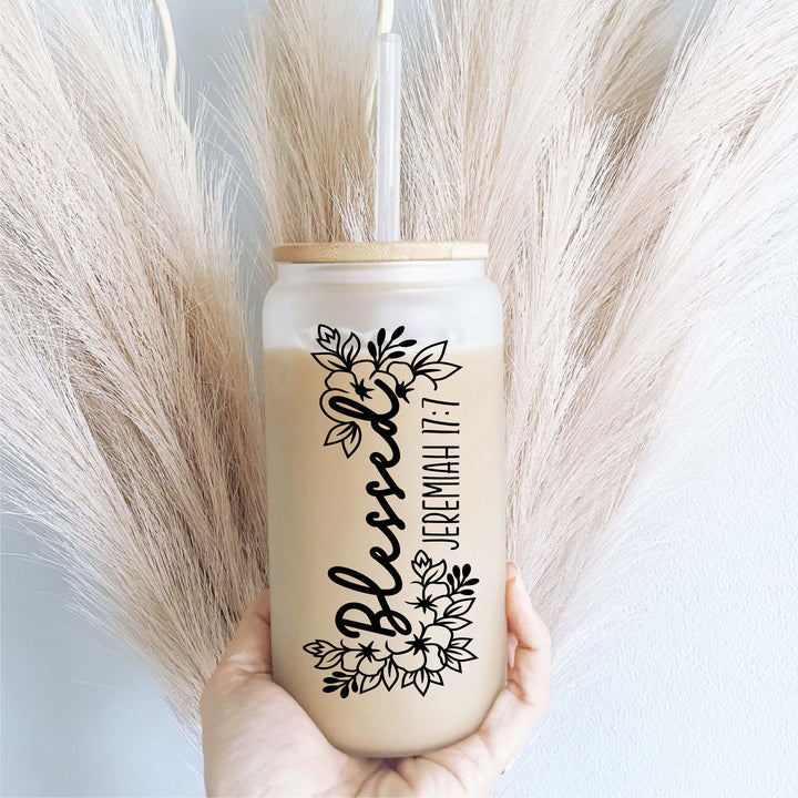 Bible Verse Iced Coffee Cup - Christian Gift