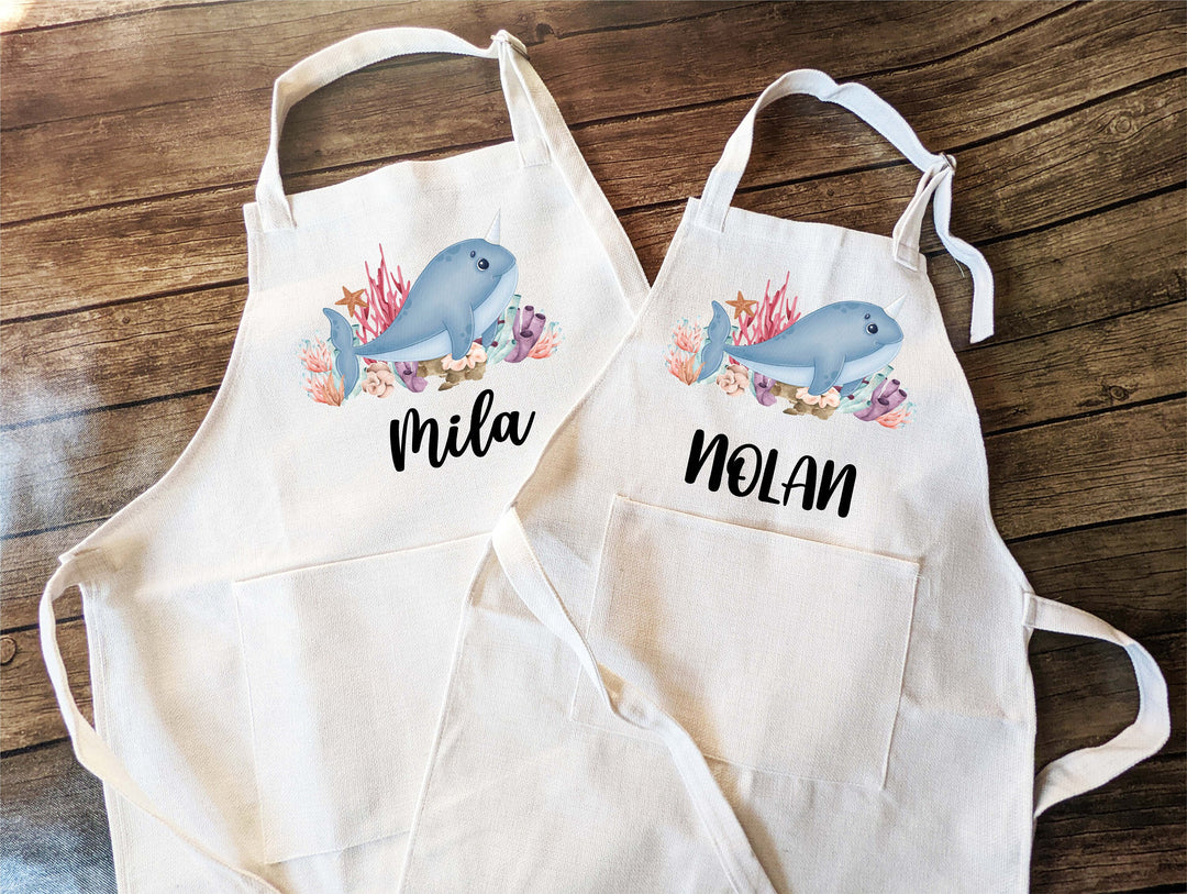 Personalized Kids Apron with Adjustable Strap