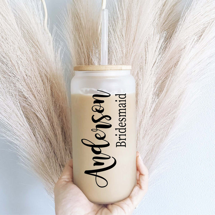 Bridesmaid Birth Flower Coffee Cup With Name Personalized Gift