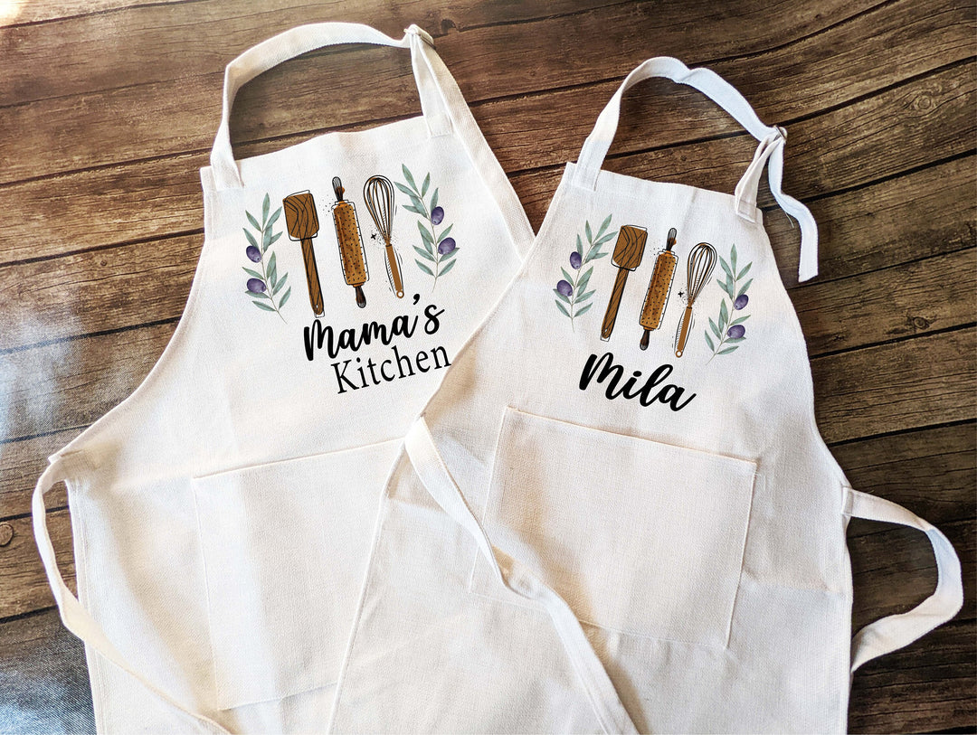 Custom Apron for Women with Pocket Ideal Gift for Kids
