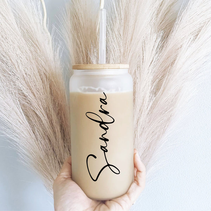 Personalized Bridesmaid Proposal Gift Iced Coffee Cup Tumbler