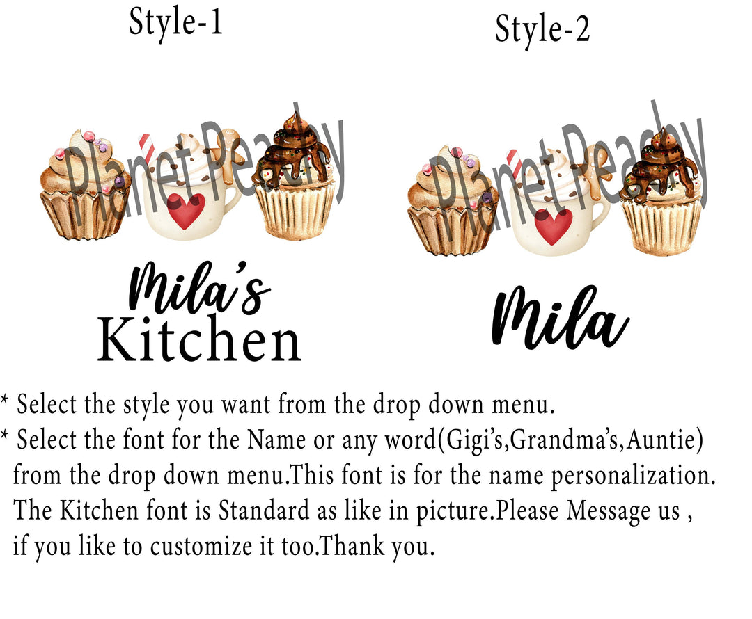 Personalized Holiday Apron for Women Christmas Gnome Crew