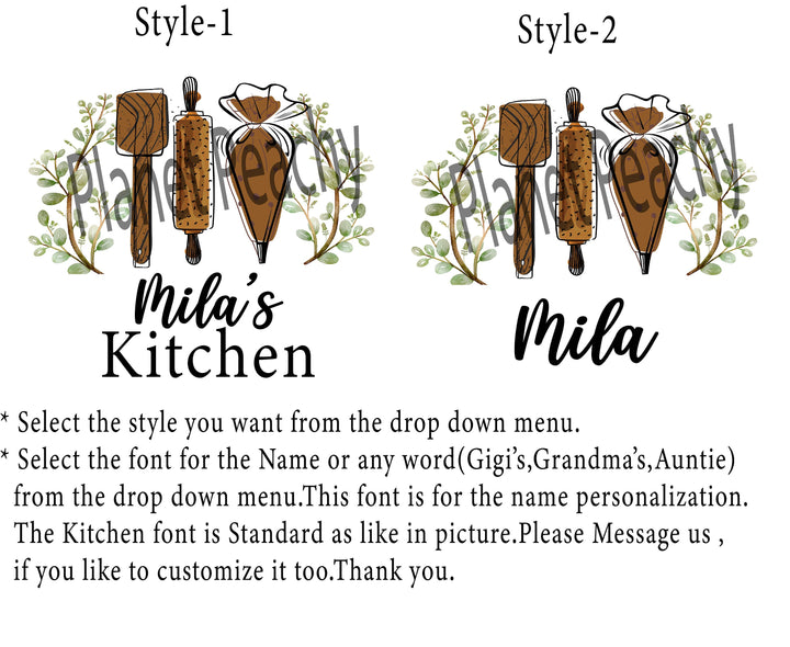 Personalized Gift For Her Birthday Apron With Pocket