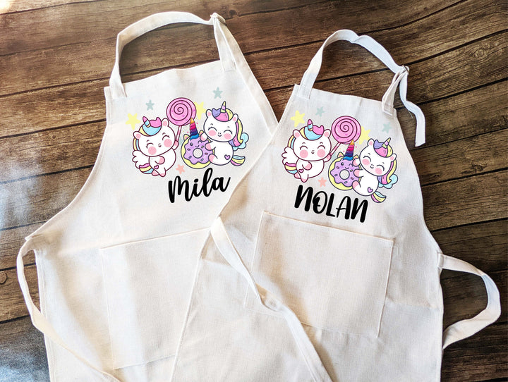 Personalized Apron for kids with Pocket apron for girls Apron for boys Custom Baking aprons kitchen apron custom children aprons gift cute