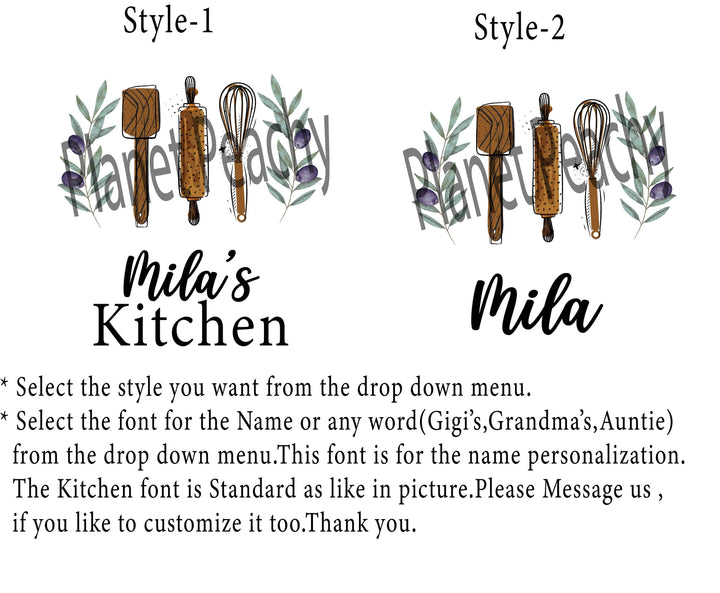 Personalized Custom Apron for Women