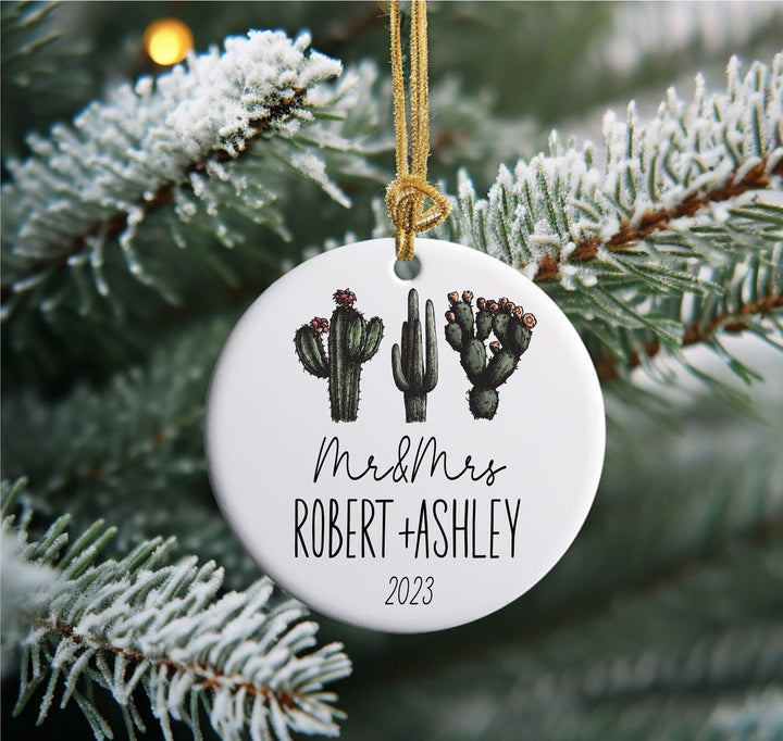 Mr and Mrs Christmas ornament Personalized Christmas Ornament Custom Married Christmas ornament First Christmas tree family ornament gift