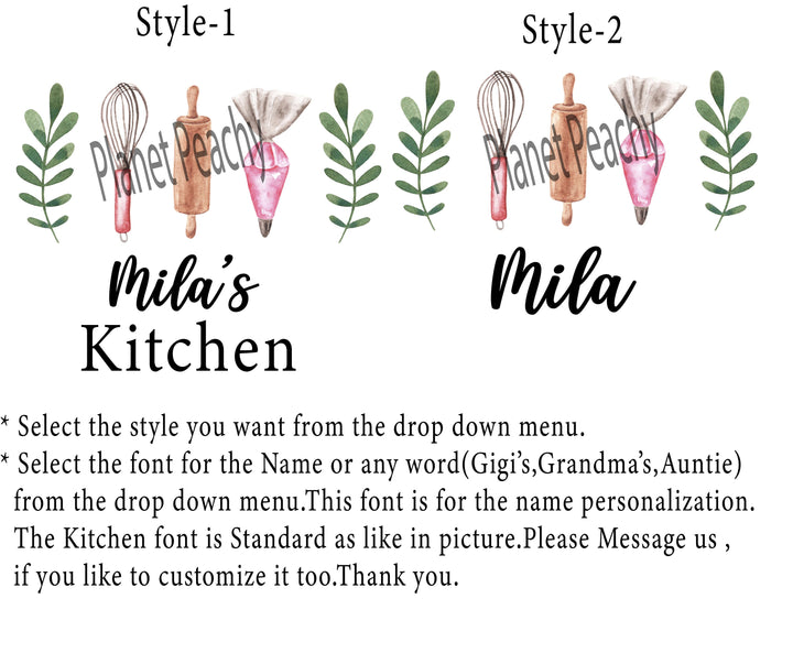 Personalized Kitchen Towels Custom Dish Towel Gift for Her