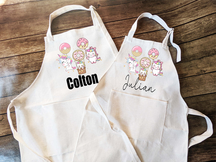 Personalized Kids Apron, Birthday Gift